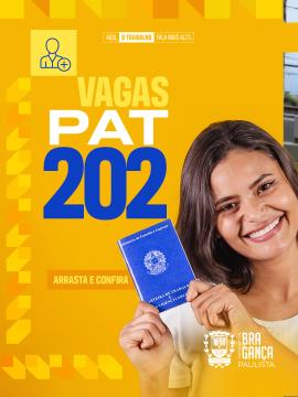 Posto de Atendimento ao Trabalhador tem 202 vagas disponíveis nesta semana