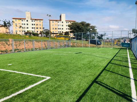 Quadra society do Henedina Cortez é revitalizada e entregue à comunidade