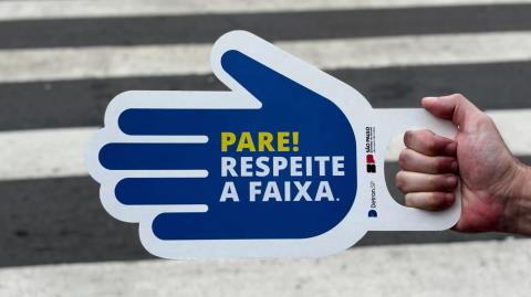 Travessia segura ganhou destaque em ação que ocupou ruas e avenidas