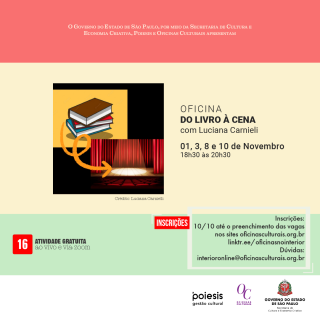 OFICINA DO LIVRO À CENA