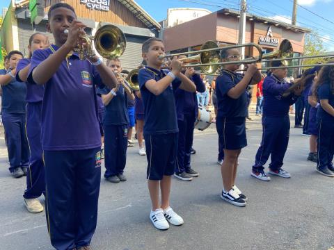 Música, talento e emoção marcam o 3º Encontro Municipal de Bandas Marciais 02