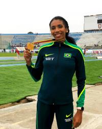 01.06.2021 Bragantina Raiane Vasconcelos é bronze no Sul-Americano de Atletisto- Foto Wagner Carmo_CBAt (2)