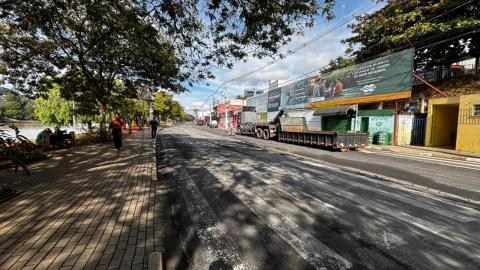 Avenida Alpheu Grimello recebe intervenção para garantir padrão de qualidade das obras do Vias Novas
