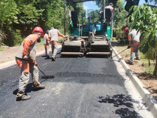 Pavimentação Rua Prof. Marcos Antonio da Silva Guimarães Bosque das Pedras 03