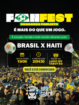 Fan Fest Bragança 2026 volta nesta sexta-feira para mais uma noite de torcida e muita emoção