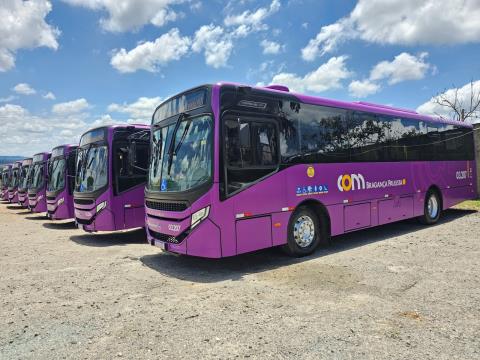 Bragança Paulista recebe 10 ônibus e avança na modernização da frota
