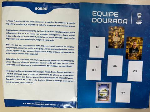 Escola Municipal Francisco Murilo realiza projeto inspirado na Copa do Mundo 02