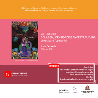 WORKSHOP COLAGEM, IDENTIDADE E ANCESTRALIDADE
