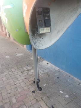 GCM detém indivíduo após dano a telefone público no Calçadão