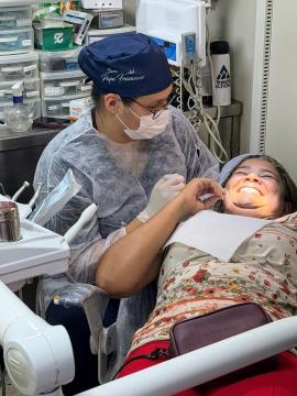 Dentista bragantina integra equipe multiprofissional de saúde no Estado do Pará, no COP 30