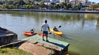 14.06.2024 Projeto Vivência em Canoagem acontece neste final de semana no Lago do Taboão (2)