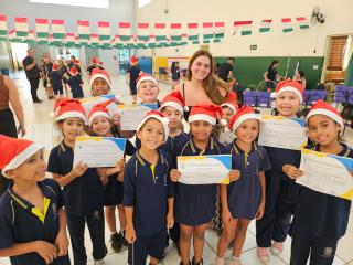 Alunos do Projeto Musicalizando Bragança realizam apresentações natalinas nas escolas municipais (3)