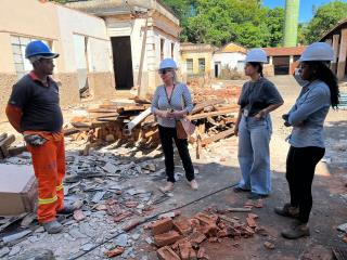 CONDEPHAC realiza 1ª visita técnica às obras de restauro do Preventório Imaculada Conceição