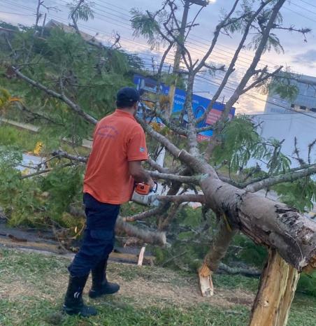 Bragança Paulista registra chuva de moderada intensidade