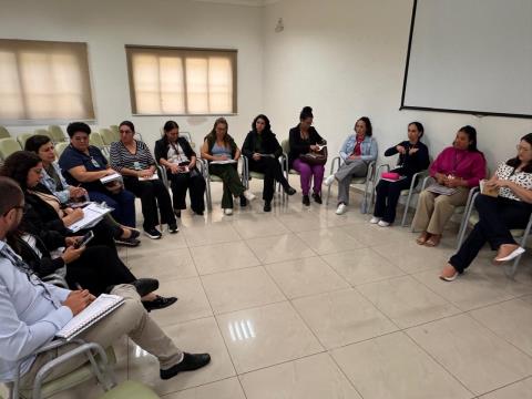 Reunião de articulação com os equipamentos da rede municipal para fortalecer integração entre Saúde e Assistência Social