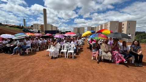 Lançada a pedra fundamental do Condomínio Residencial Dr. Jesus Adib Abi Chedid