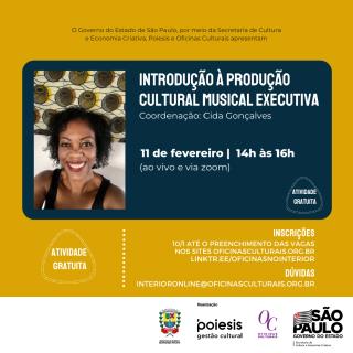 ARTE_INTRODUÇÃO À PRODUÇÃO CULTURAL MUSICAL EXECUTIVA 