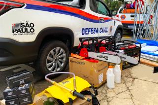 Defesa Civil de Bragança Paulista recebe novos equipamentos e viatura