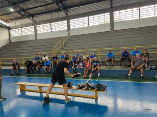 28.09.2023 Palestras e práticas com campeões mundiais de Patinação e Hóquei são realizadas em Bragança Paulista