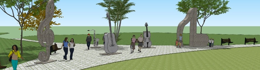 Perspectiva da Praça dos Instrumentos