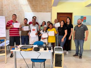 Entrega de Certificados Curso de Panificação
