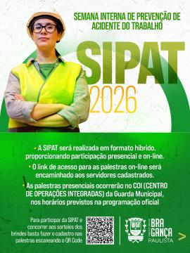 Secretaria Municipal de Administração promove SIPAT 2026 com programação voltada à saúde emocional, segurança e prevenção de acidentes no ambiente de trabalho