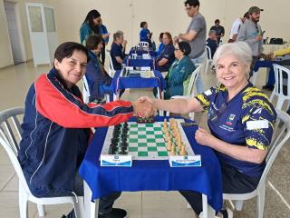 Maria Solange Cabral de Oliveira foi bronze no xadrez 02