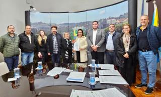 Homologação de doação de 4 terrenos Pró-Indústria. Foto Empresa Mobili