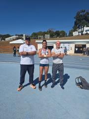 Professores Montanha e Mauricio e Chefe de Divisão Carol Atleta