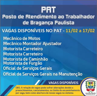 Vagas Pat 8