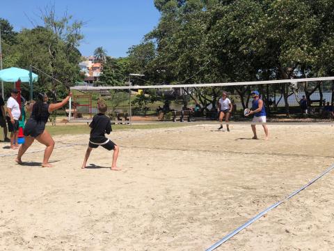 Beach tennis abre o Festival de Verão no Lago do Taboão