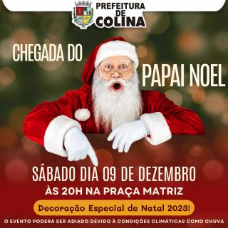 ARTE - Chegada Papai Noel 2023 - Site