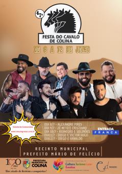 Cartaz de evento show vaquejada rodeio rústico marrom