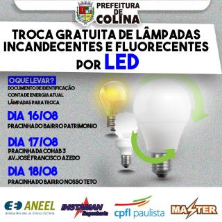 ARTE - Troca de lâmpadas por LED - Site