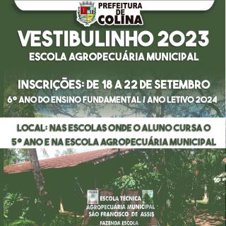 ARTE - Vestibulinho 2023 Escola Agrícola