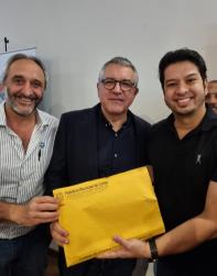 FOTO - Dieb, Ministro Padilha e Renê