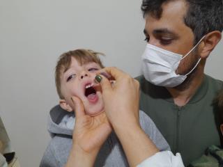 Foto 1 - vacinação pólio e multivacinação