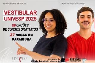 Vestibular Univesp 2025. Divulgação