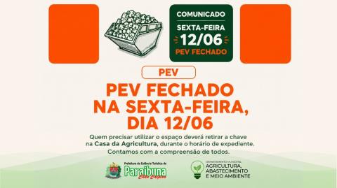 PEV estará fechado 11 de maio (2)