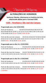 Horários Extras. Divulgação