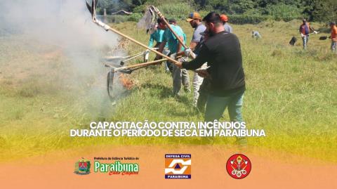 01 - 2º treinamento para brigadistas voluntários de Paraibuna. Divulgação