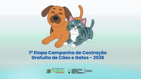 01 - 1ª Etapa Campanha de Castração Gratuita de Cães e Gatos - Bairro do Cedro
