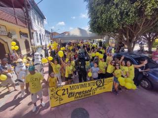 127 - Apoio ao evento - Girassol C21 Movimento Down de Paraibuna