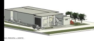 133 - Imagem meramente ilustrativa da construção do projeto do Centro Turístico Cultural de Paraibuna.