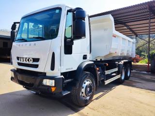 19 - Aquisição de um dos três caminhão basculantes 0 km para auxiliar os trabalhos de manutenção das estradas rurais