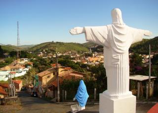 Mirante do Cruzeiro, onde é possível ter uma vista privilegiada da região central de Paraibuna.