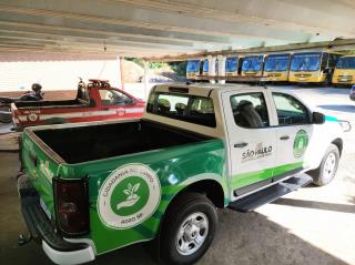 41 - Aquisição da viatura do Programa Atividade Delegada, em parceria com a Polícia Militar, conquistada para o município.