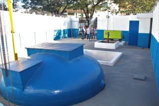 49 - Inauguração da Estação Elevatória de Esgoto Central da CAEPA, no Centro da cidade.