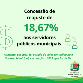 07 - Reajuste salarial dos servidores municipais - 2023