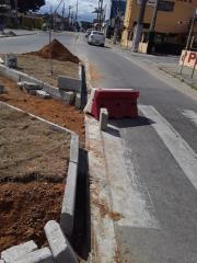 Novo trevo em construção